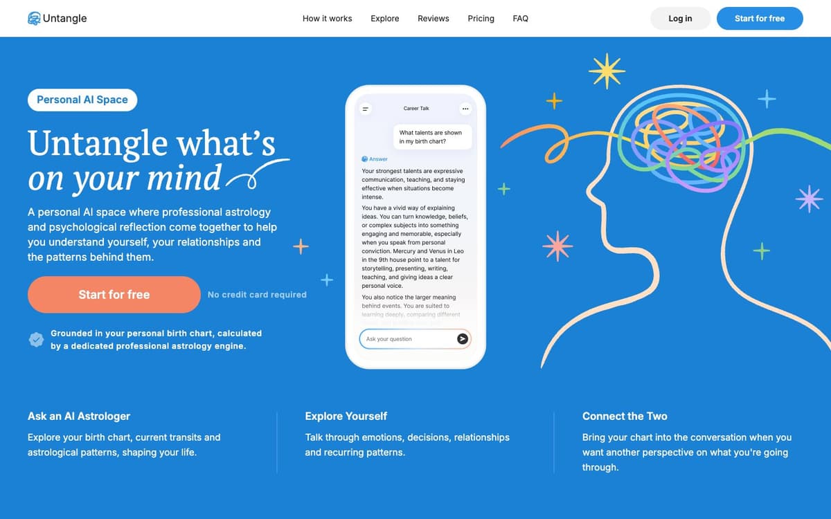 Untangle homepage screenshot