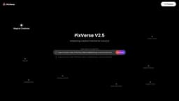 PixVerse AI 홈페이지 스크린샷