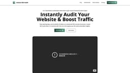 Captura de la página de inicio de Instant SEO Audit