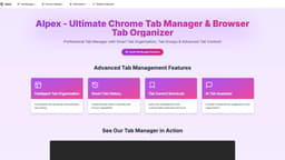 AIpex homepage screenshot