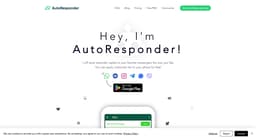 Скриншот главной страницы AutoResponder