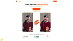 Capture d'écran de la page d'accueil de SubMagic