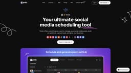 Postiz homepage screenshot