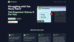TabOrganizer 首頁截圖