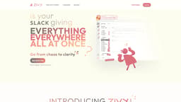 Zivy homepage screenshot