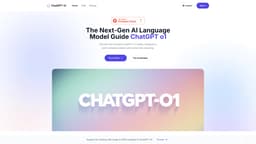 ChatGPT o1 のトップページのスクリーンショット