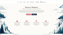 Talespinner のトップページのスクリーンショット
