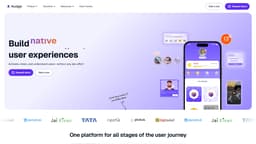 User Flows by Nudge のトップページのスクリーンショット