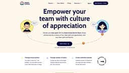 Sweet Kudos homepage screenshot