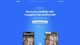 Vibeo homepage screenshot