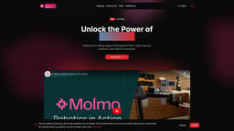 Molmo AI 首頁截圖