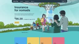 Nomad Insurance homepage screenshot