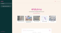 MolmoAI by Ai2 homepage screenshot