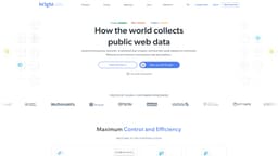 Bright Data homepage screenshot