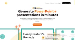 GenPPT 首頁截圖