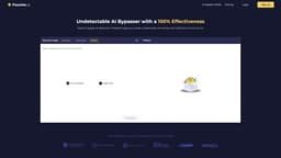Captura de la página de inicio de PassMe AI