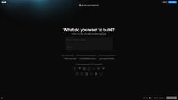 bolt.new homepage screenshot