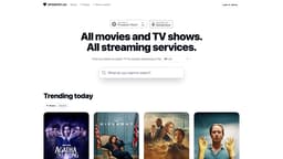 Streamin homepage screenshot