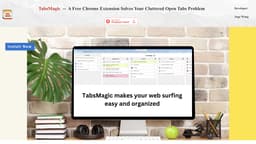 TabsMagic homepage screenshot