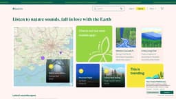 Скриншот главной страницы EarthFM