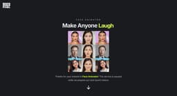 Face Animator homepage screenshot