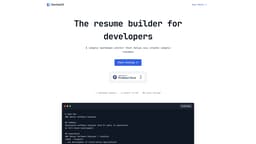 SyntaxCV 首頁截圖