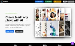 NeoPhoto homepage screenshot