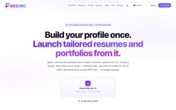 Prezumi homepage screenshot