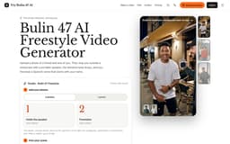 Try Bulin 47 AI homepage screenshot